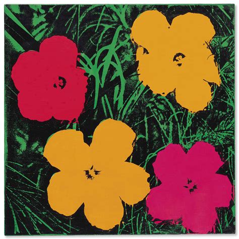 andy warhol flowers.